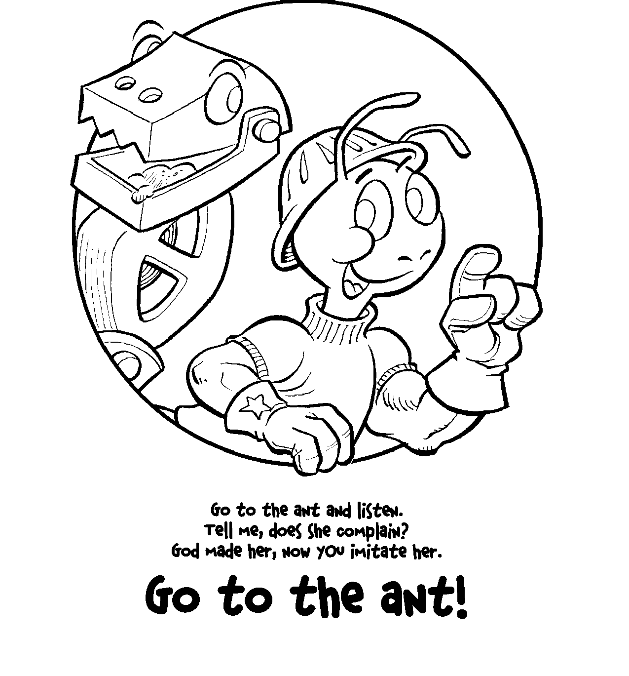 Ant Coloring Pages | Coloring