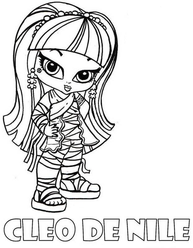 For Girls Monster High - Coloring Pages for Kids and for Adults