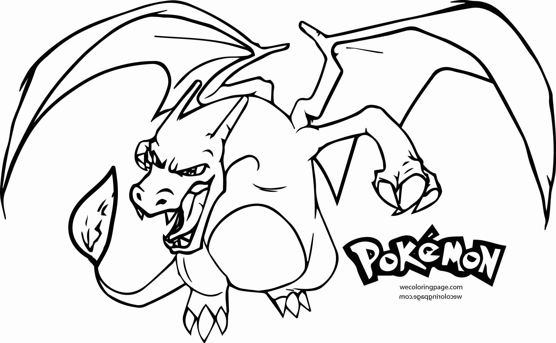 Pokemon Charizard Coloring Pages - Coloring Page