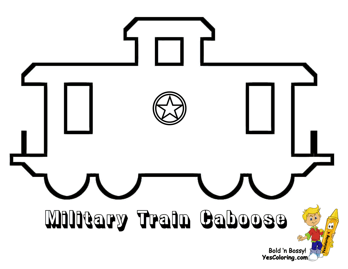 Ironhorse Army Train Coloring Pages | YESCOLORING | Free ...