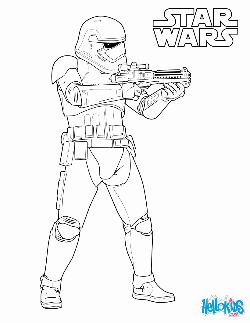 Stormtrooper Coloring Page - Coloring Pages for Kids and for Adults