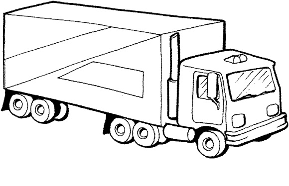 Printable Truck Coloring Pages | ColoringMe.com