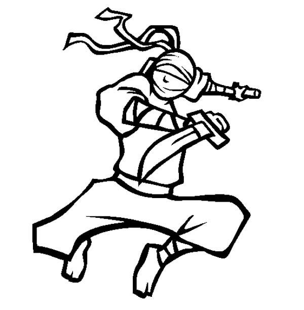 Ninja Using Short Katana Coloring Page - Download & Print Online Coloring  Pages for Free | Color Nimbus | Online coloring pages, Coloring pages,  Online coloring