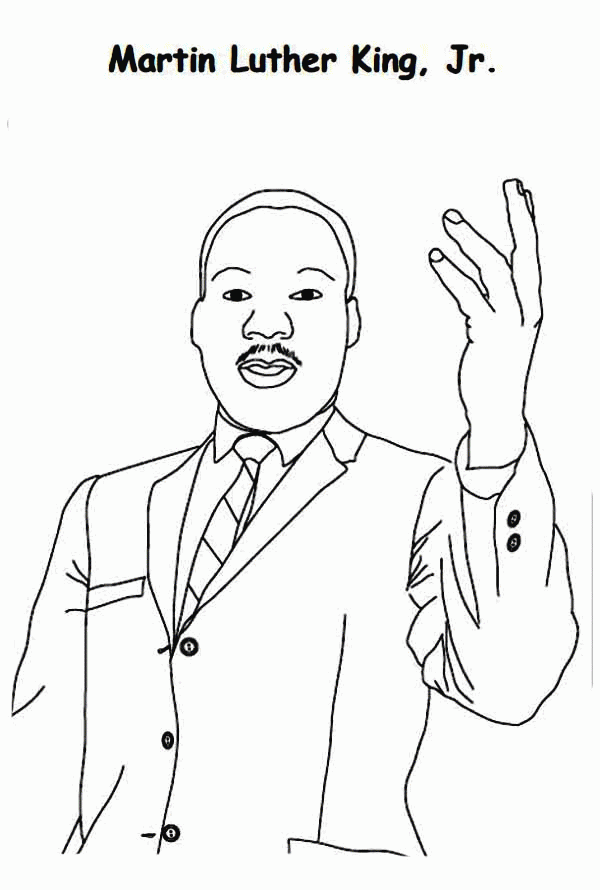 Vibrant martin luther king jr coloring pages printable ...
