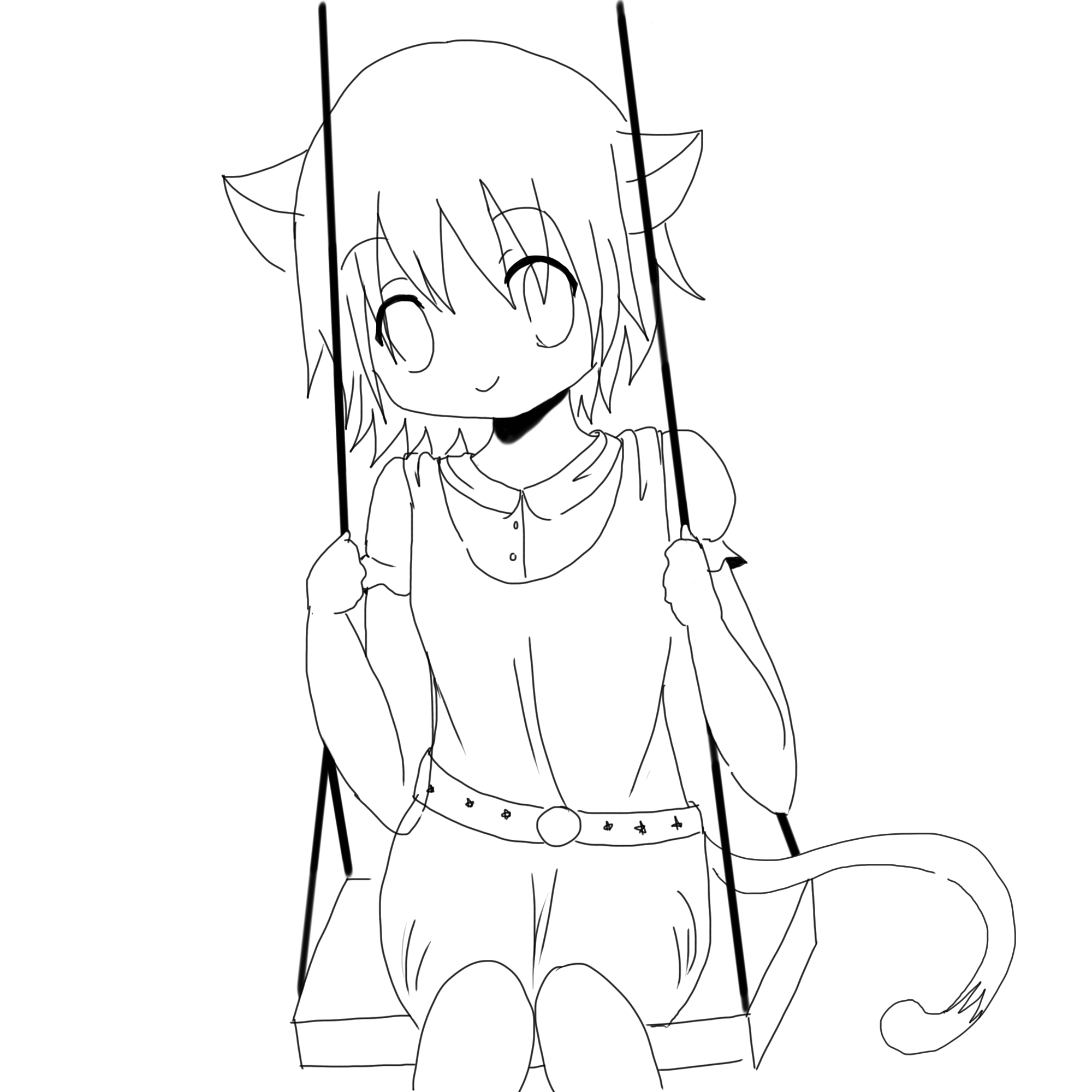 20 Pics Of Anime Cat Girl Warrior Coloring Pages   Anime Warrior ...