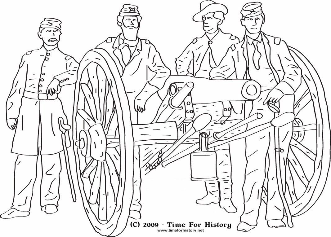 Revolutionary War Soldier Coloring Page - Coloring Home