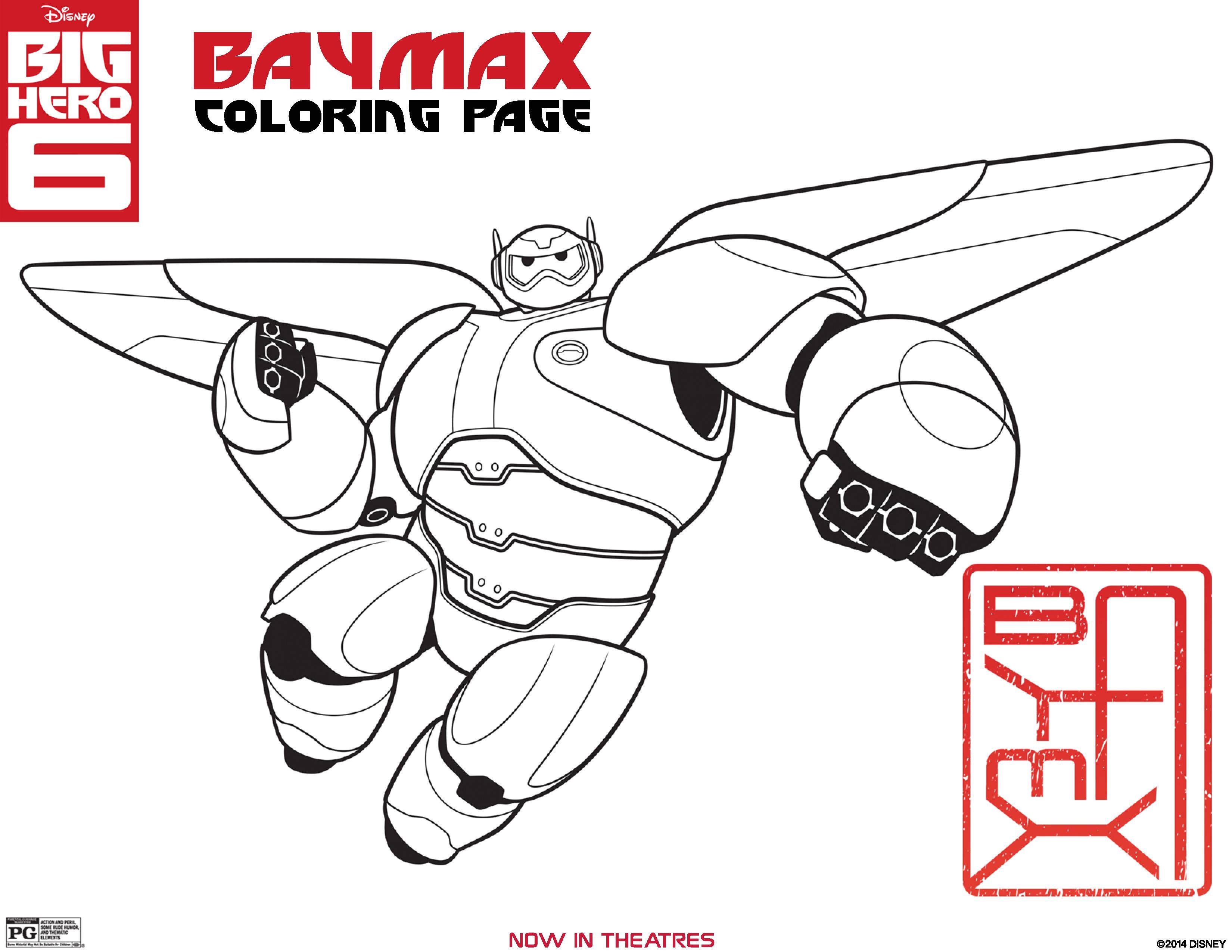 BIG HERO 6 Coloring Pages, Activity Sheets, and Printables