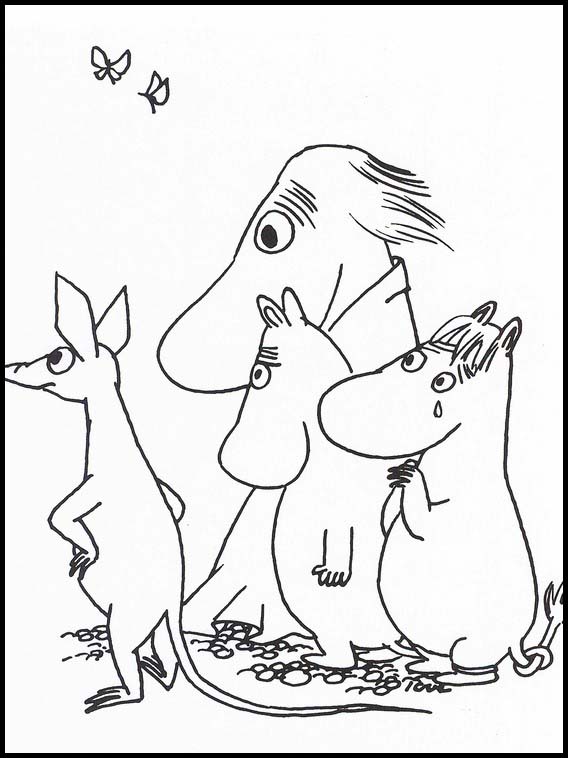 Moomins Printable Coloring Pages 27