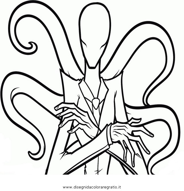 Slender Man Coloring Pages - Coloring Home