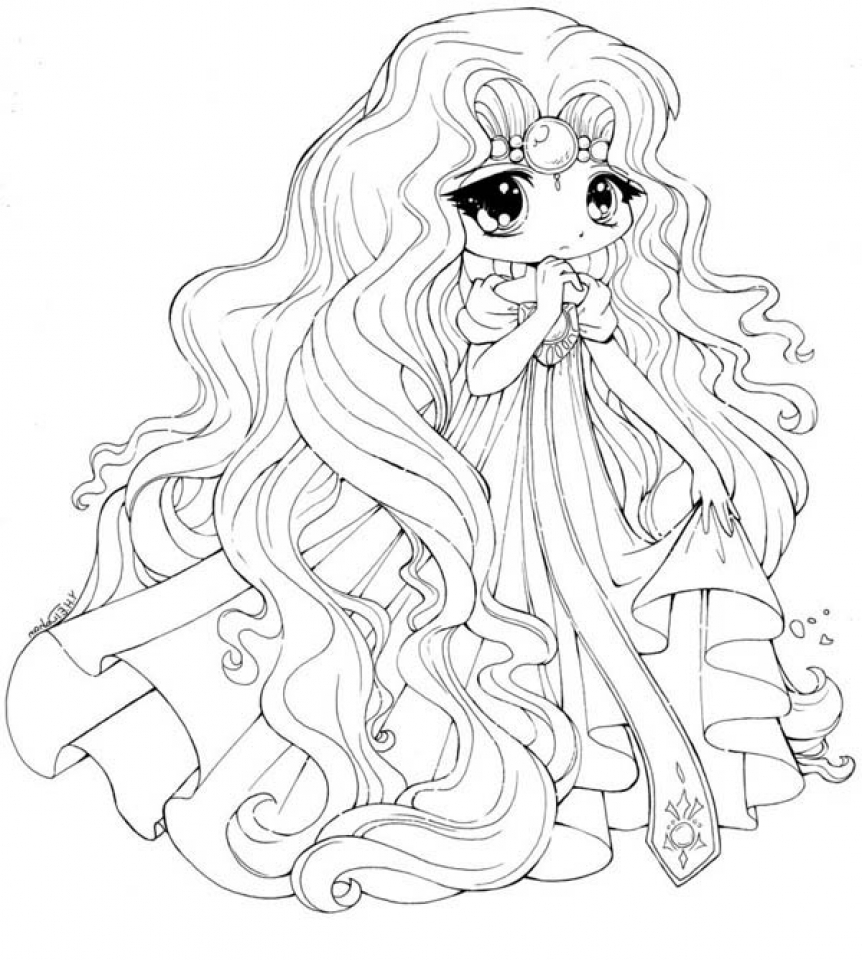 Get This Easy Printable Chibi Coloring Pages for Children 7U4LH !