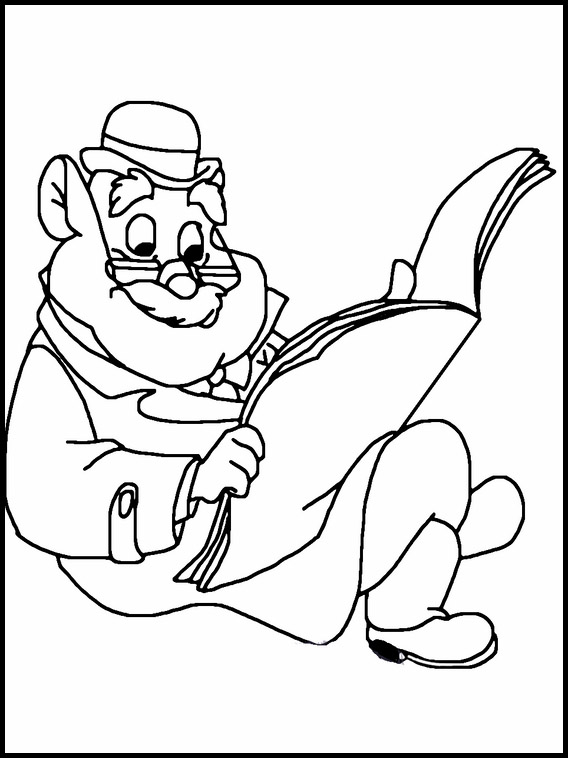 The Great Mouse Detective Printable Coloring Book 4