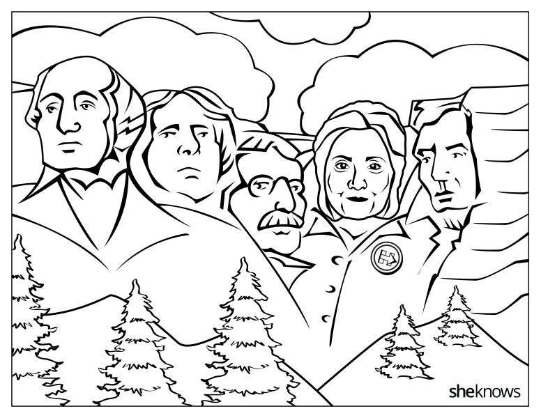 The Hillary Clinton Coloring Book That Will Soothe Your Trump Anxiety –  SheKnows