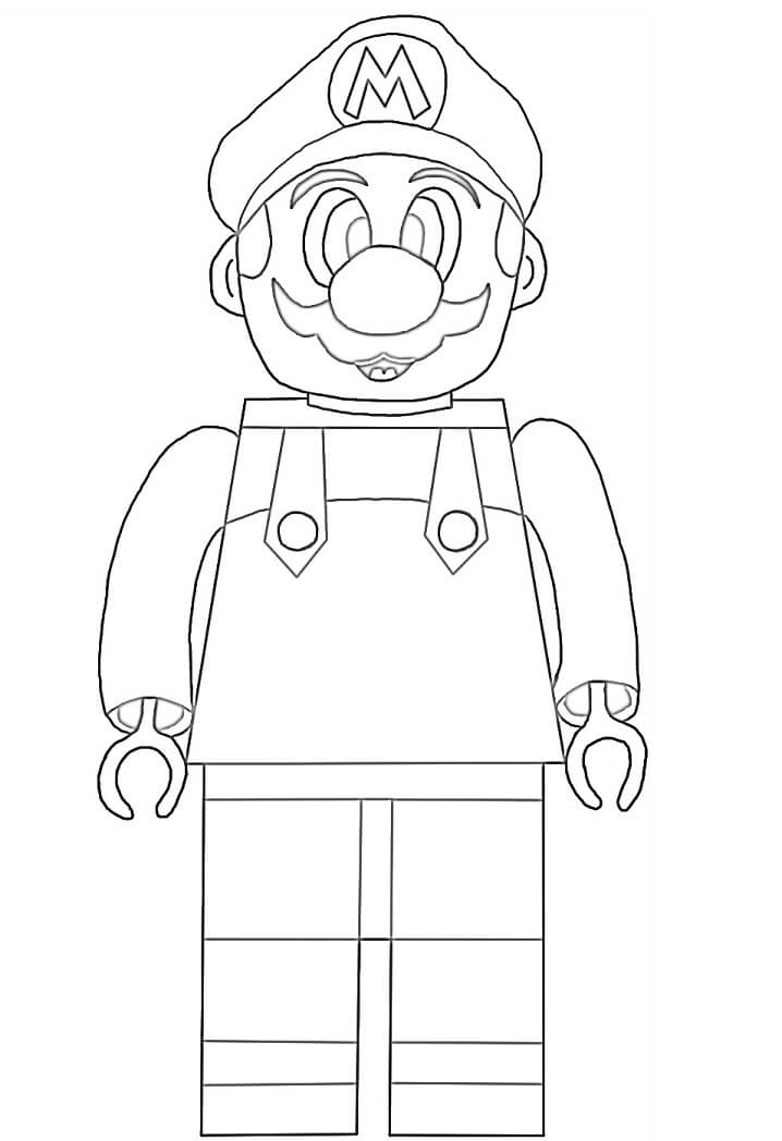 Lego Super Mario Coloring Pages - Free Printable Coloring Pages for Kids