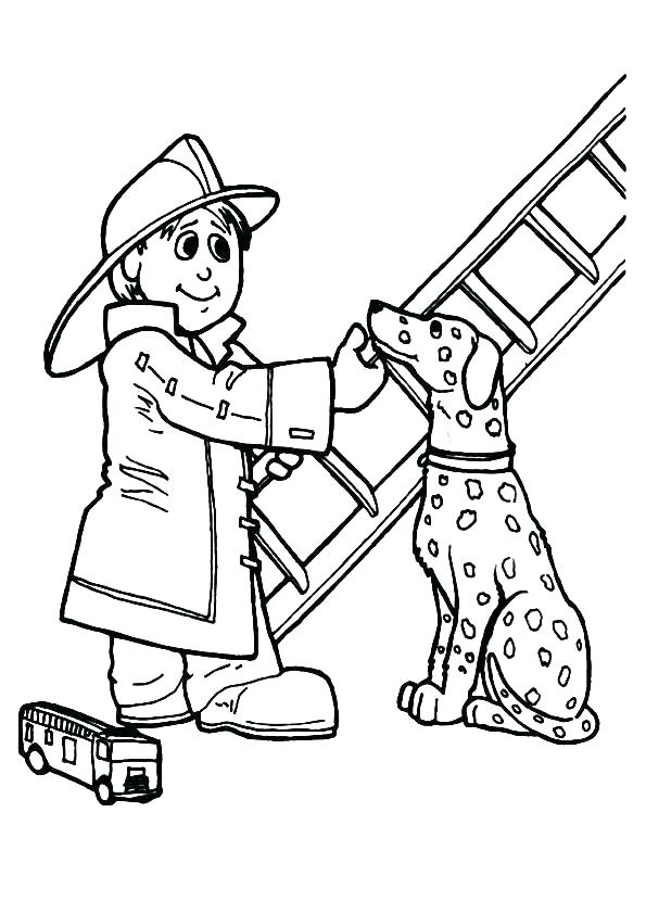 Fireman Coloring Pages at GetDrawings | Free download