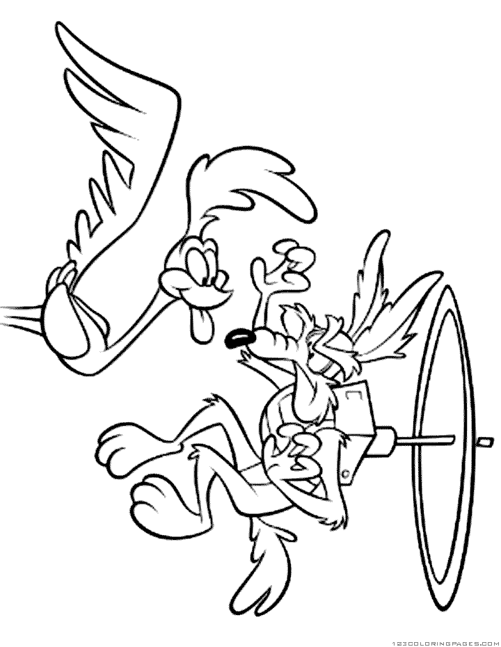Wile coyote and road runner Coloring Pages - Part 2