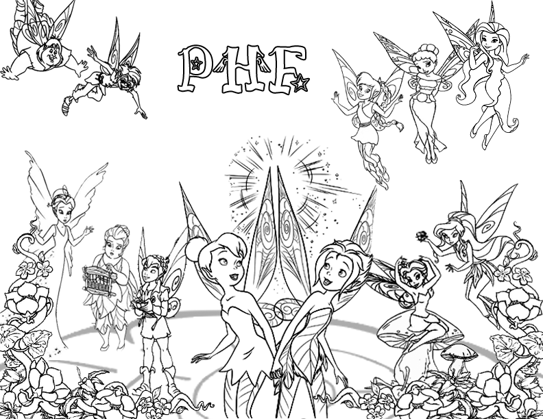 Pixie Hollow - Disney Fairies Online Forums - August 2014 Coloring ...