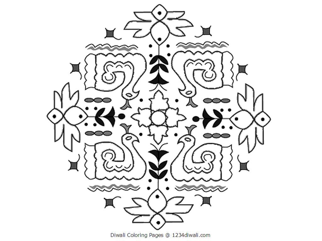 diwali coloring pages | Only Coloring Pages