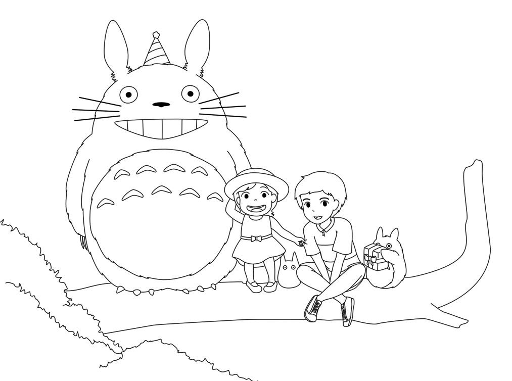 Totoro Coloring Pages » Coloring Pages Kids