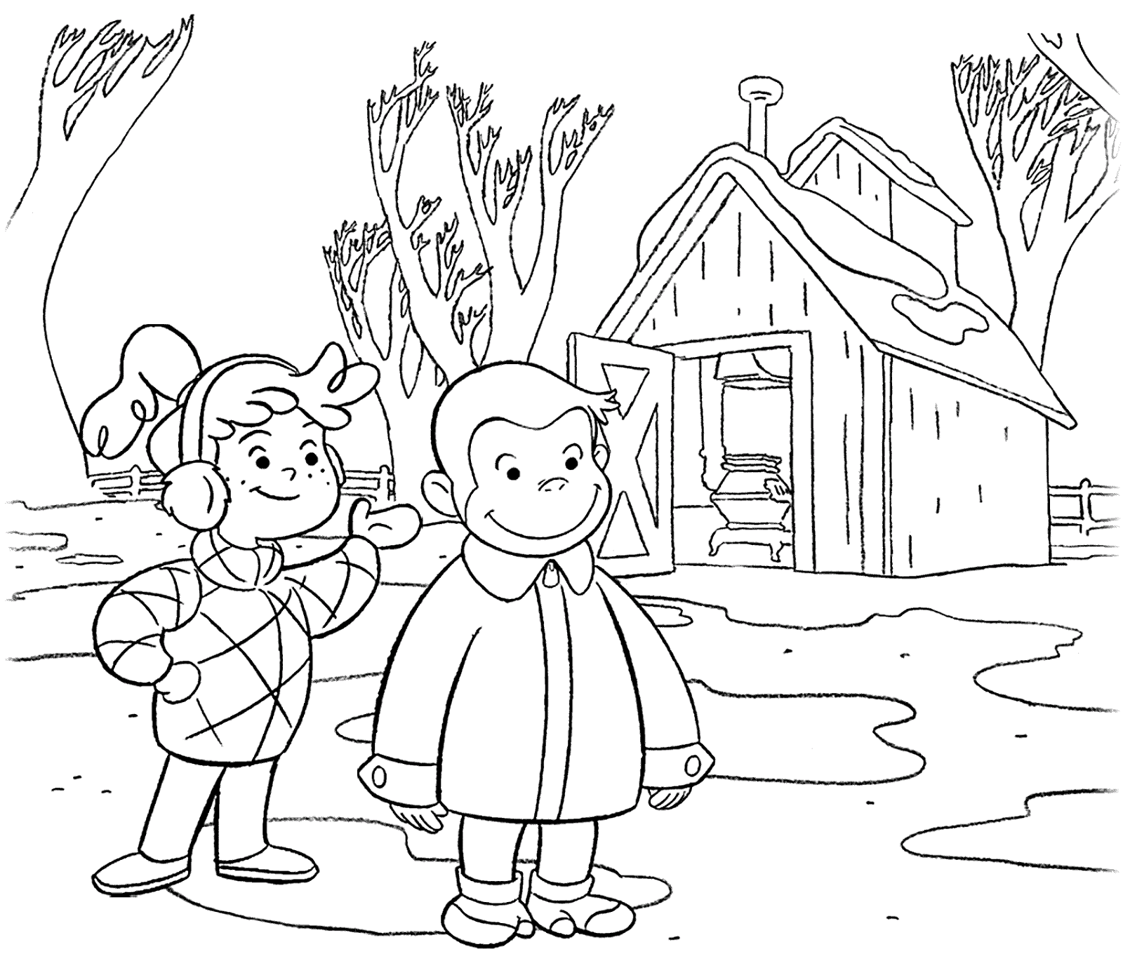 Curious George Coloring Picture Curious George Coloring Pages ...
