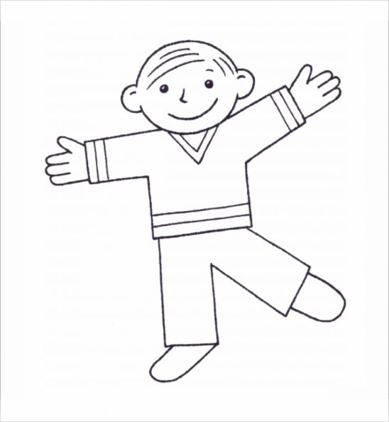Flat Stanley Coloring Page Coloring Home