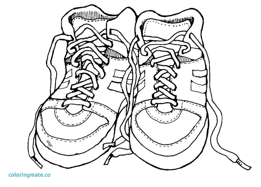 Coloring Pages: Best Of Shoe Coloring Page Free Nike Air ...