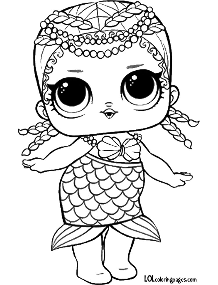 Lol Surprise Doll Printable Coloring Pages