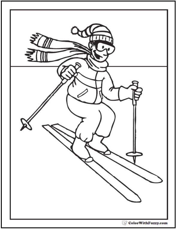 121+ Sports Coloring Sheets ✨ Customize And Print PDF