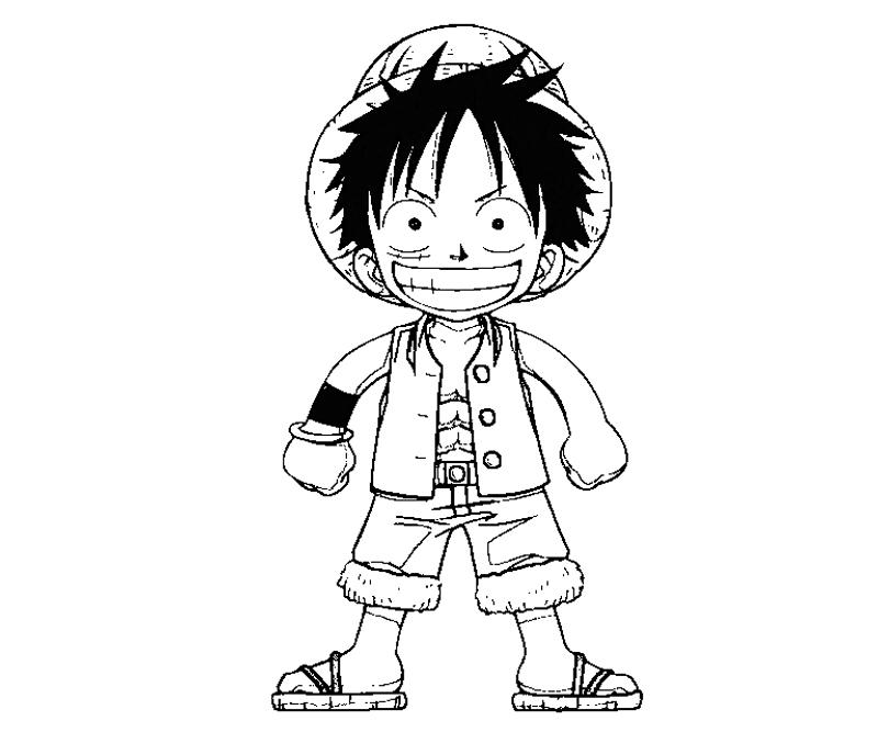 Monkey D Luffy 6 Coloring | Crafty Teenager