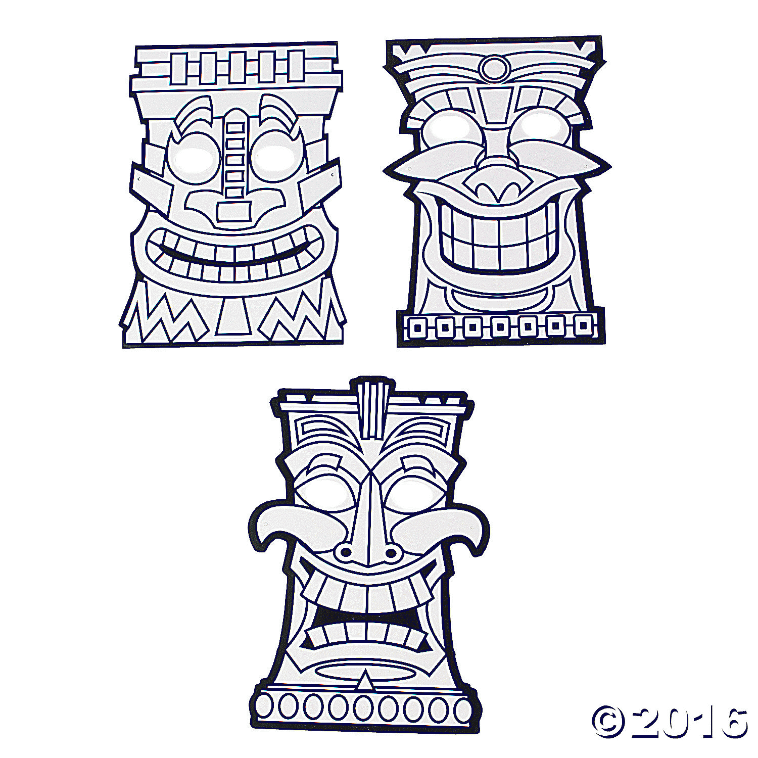 Printable Tiki Mask Coloring Pages Coloring Home
