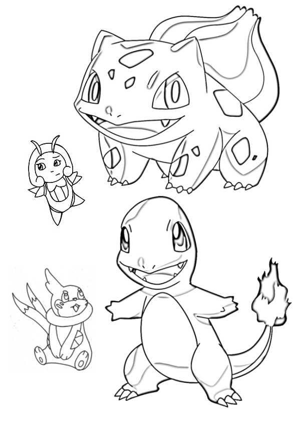 Pokemon Charmander Coloring Pages - Coloring Home