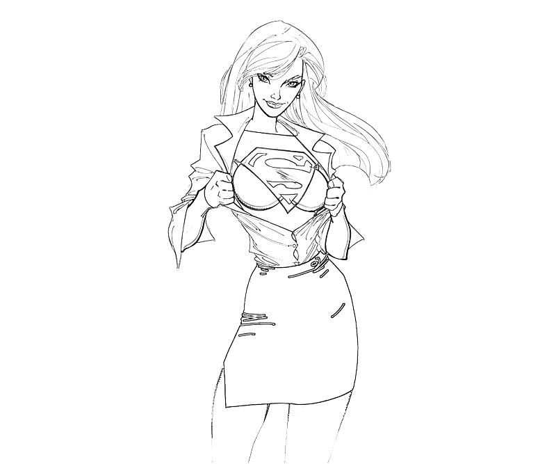 16 Pics of Supergirl Superhero Coloring Pages - Drawing Supergirl ...