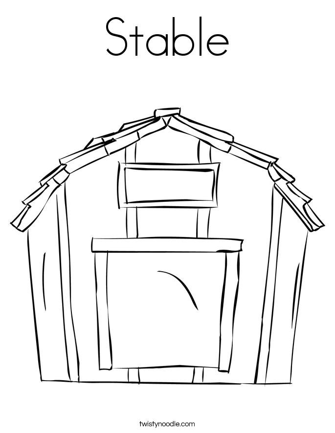Stable Coloring Page - Twisty Noodle