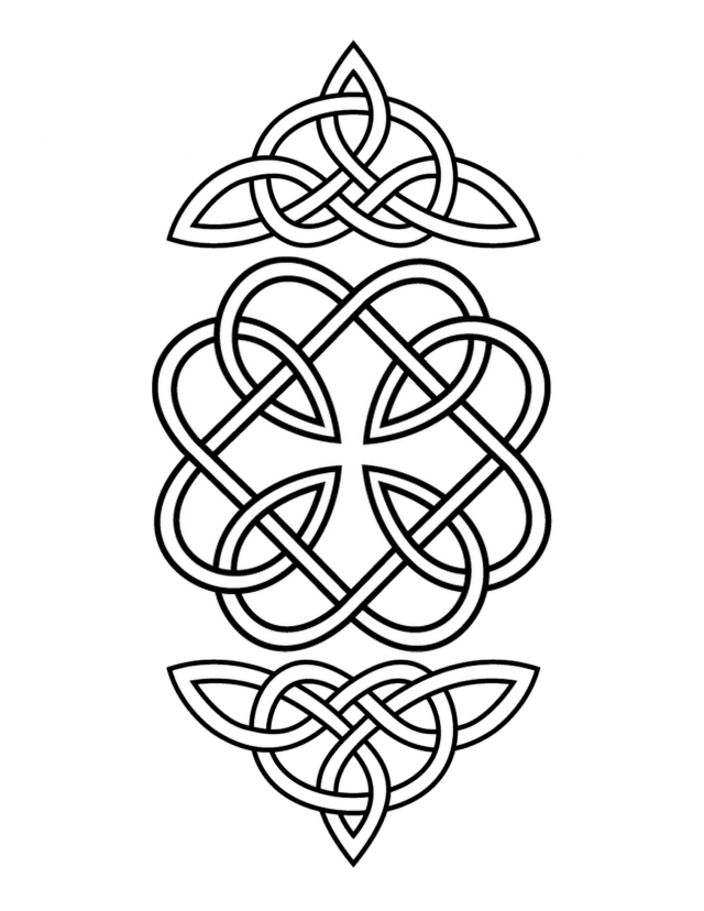 Celtic Knot - Coloring Pages for Kids and for Adults