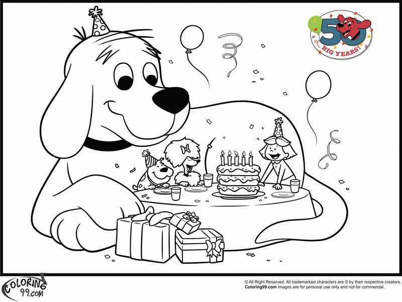 Clifford Coloring Page (18 Pictures) - Colorine.net | 3763