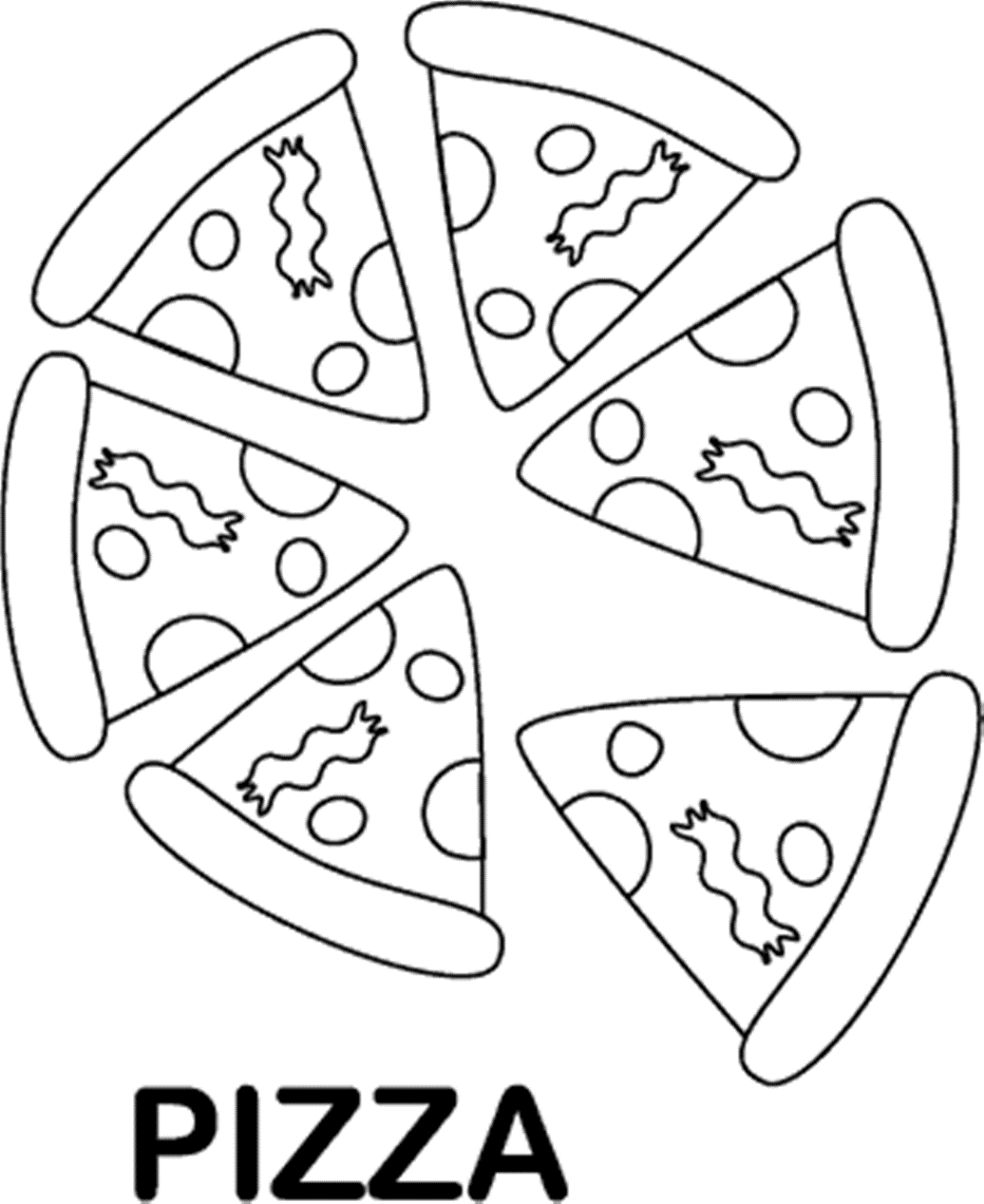 Food Pyramid Coloring Pages For Preschool Food Coloring Pages Free ...