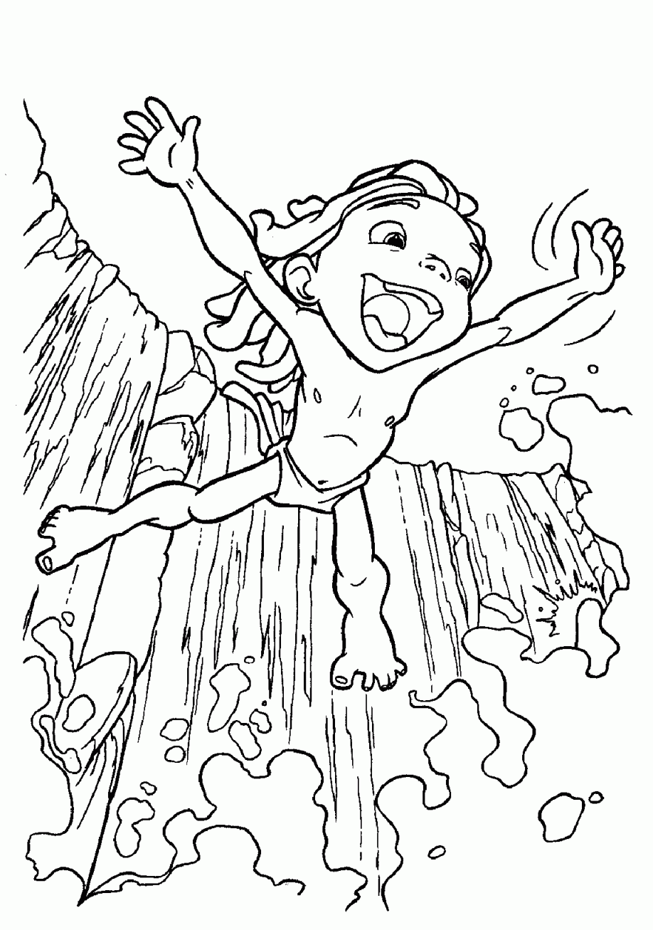 Tarzan Coloring Pages Online Tarzan 2 Coloring Pages. Kids ...