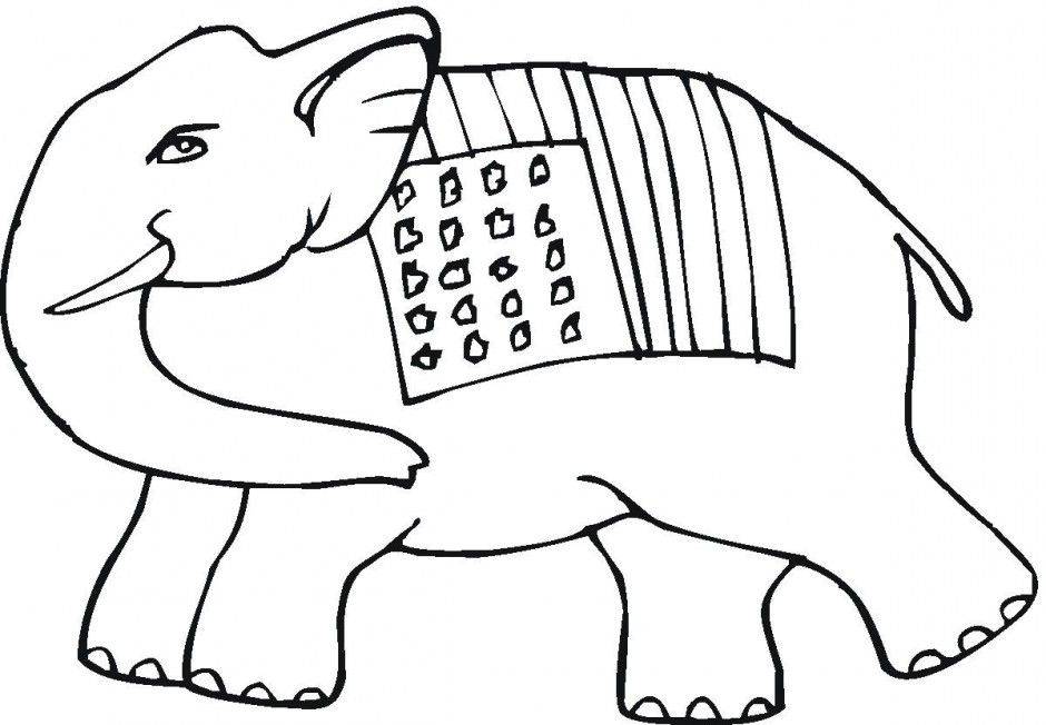 Free Printable Elephant Coloring Pages For Kids Cartoon Elephant 