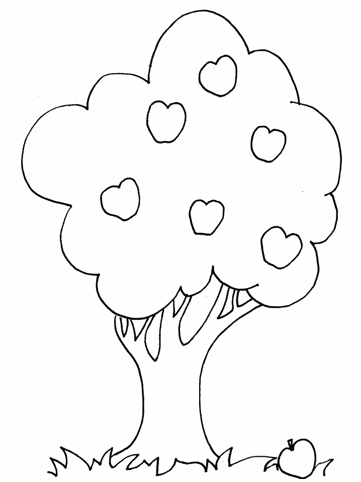 Tree2 Trees Coloring Pages & Coloring Book