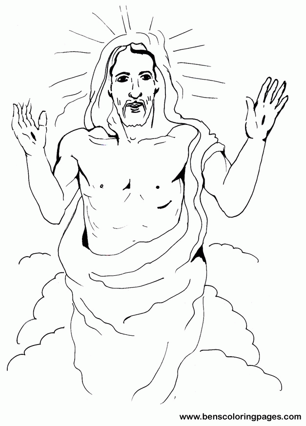 jesus resurrection Colouring Pages (page 2)