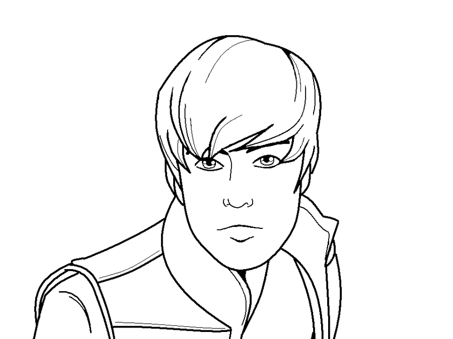 arinenal: justin bieber coloring pages for girls