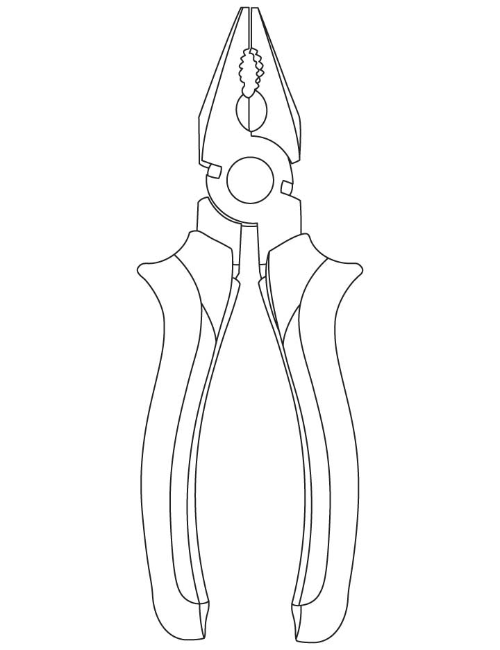 Pliers coloring pages | Download Free Pliers coloring pages for 