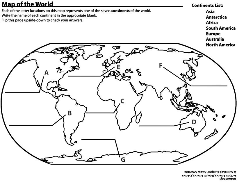 World-map-coloring-3 | Free Coloring Page Site