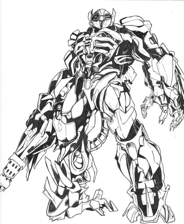 Transformers Coloring Pages Shockwave | Online Coloring Pages