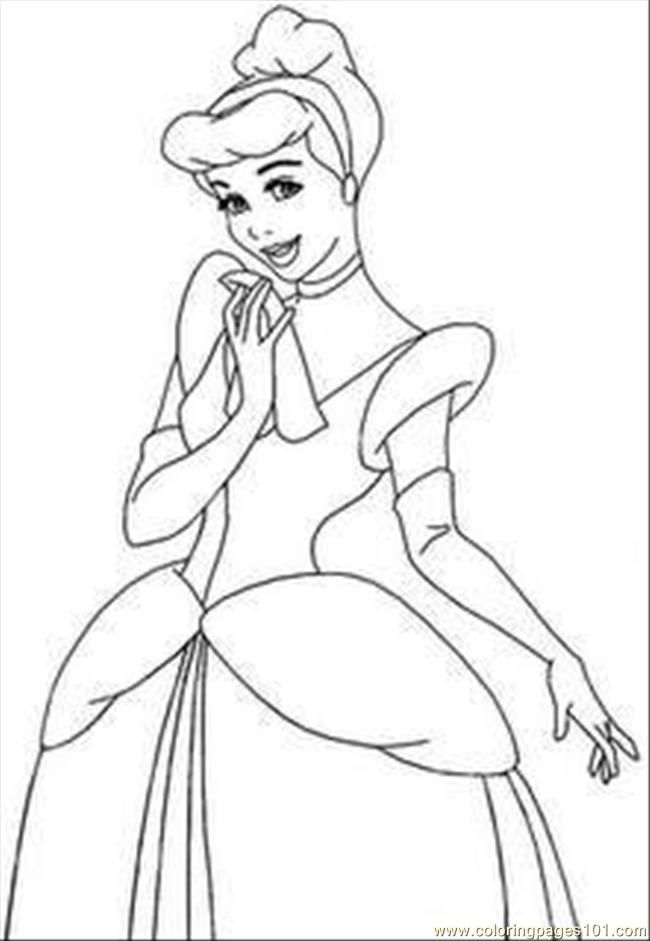 Coloring Pages Princess Coloring (Cartoons > Cinderella) - free 