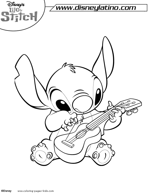Lilo & Stitch coloring pages - Coloring pages for kids!