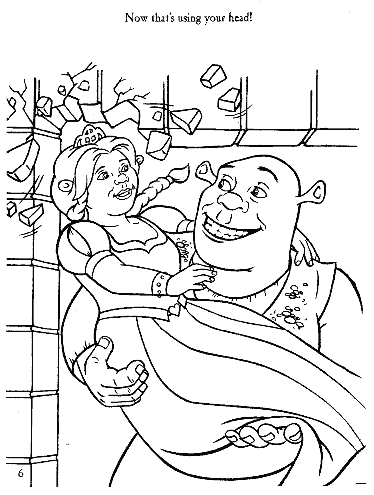 Shrek 2 Colouring Pages (page 2)