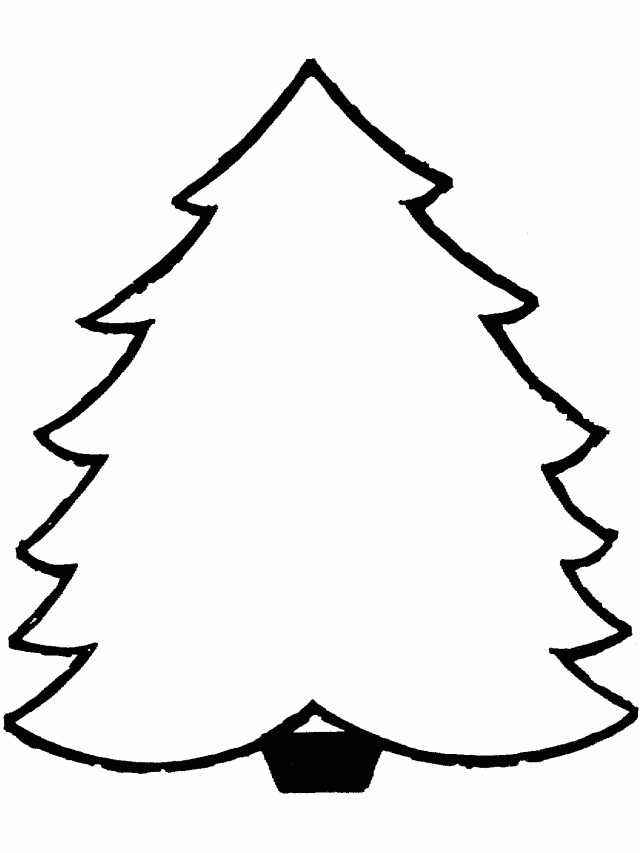 christmas tree outline pattern | HD Wallpaper and Download Free 
