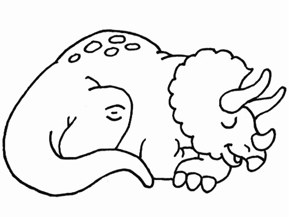 Printable Dinosaur Dino27 Animals Coloring Pages 