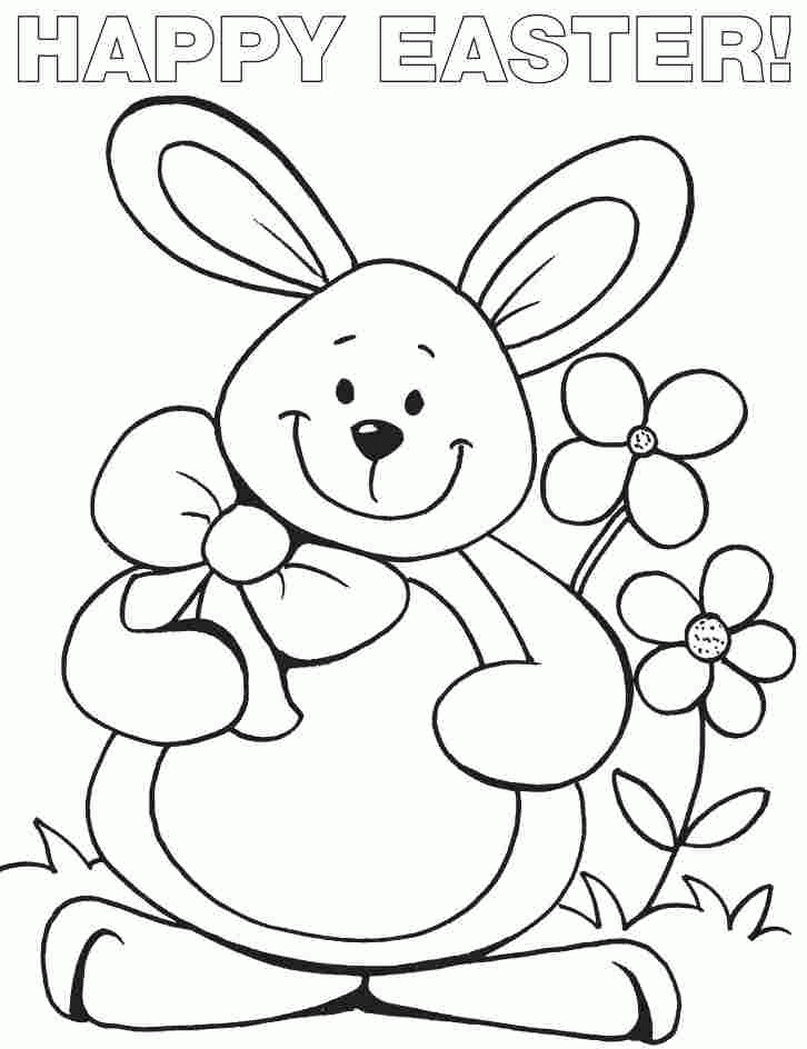 Easter Bunny Coloring Sheets Free For Toddler 16958#