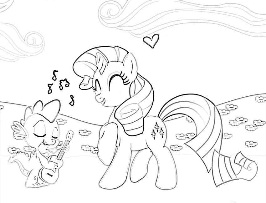 Coloring Pages My Little Pony Friendship Is Magic - Coloring Home